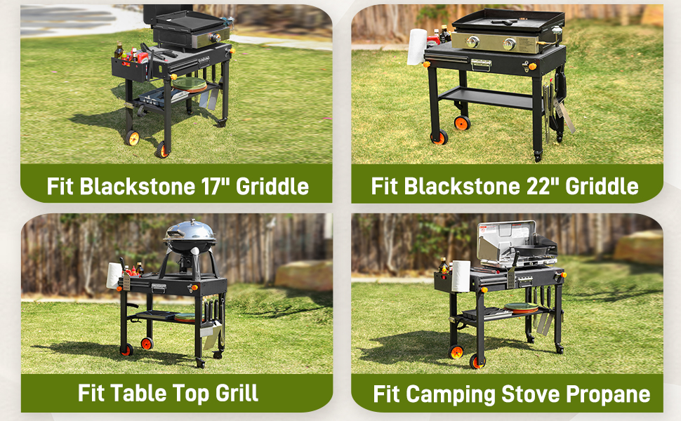 LKVHV Portable Outdoor Grill Table