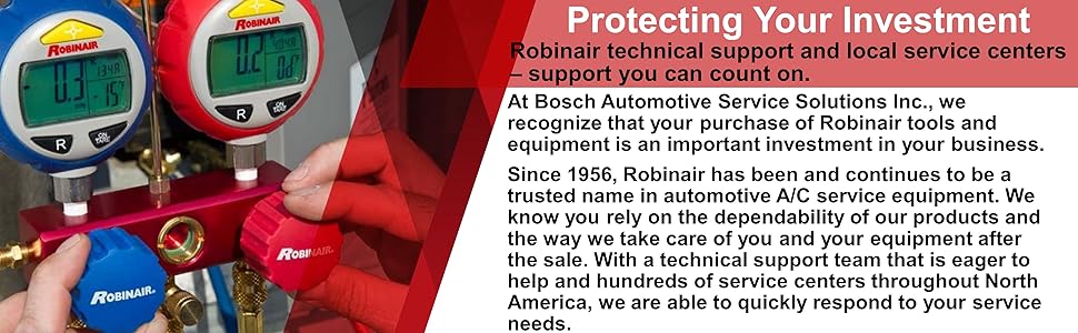 Robinair Automotive A/C HVAC Commercial residential tools equipment air conditioning service